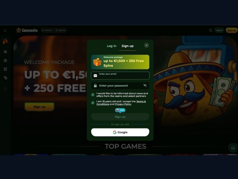 Il live casino di Casinacho Casino Nacho Casino per giocatori italiani — 467 giochi e titoli principali