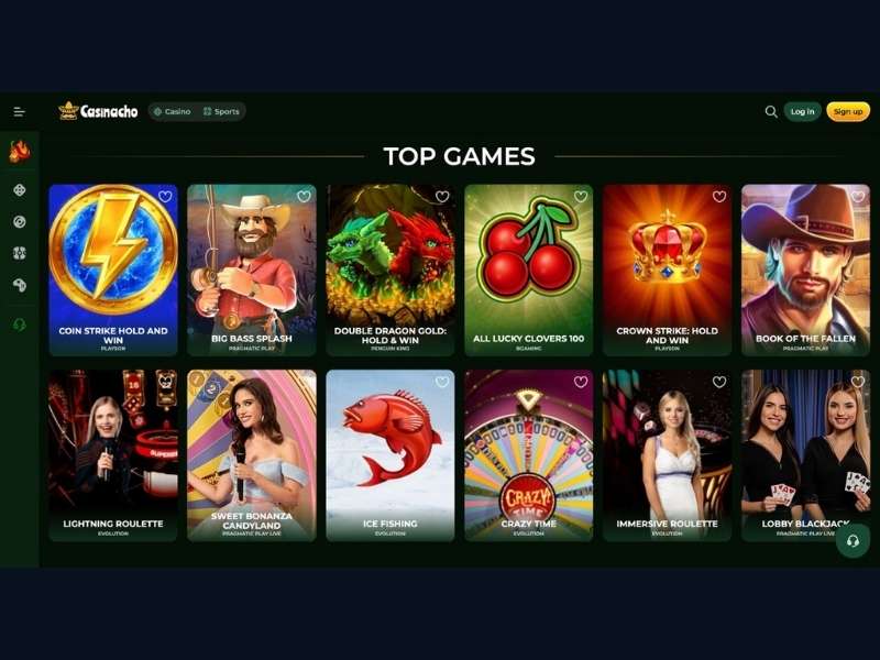 Cashback settimanale e rakeback di Casinacho Casino Nacho Casino per i giocatori attivi italiani